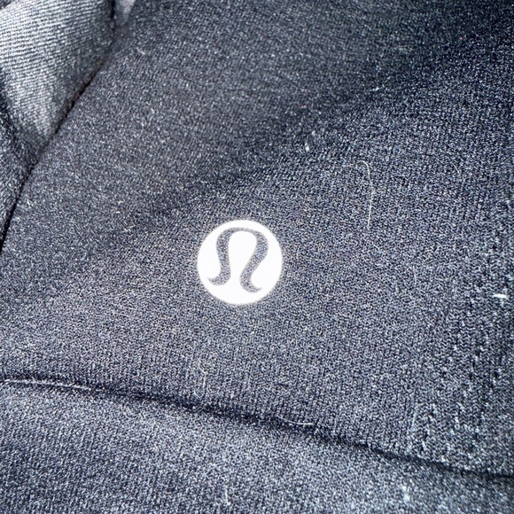 Lululemon women’s stretch it out hoodie in black& heather deep coal sz 4 GUC - Picture 6 of 11